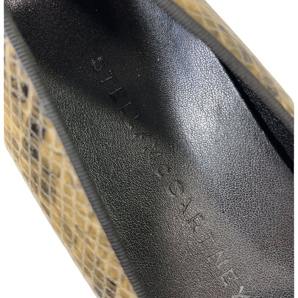 Stella McCartney Vegetarian Leather Animal Print Platform Loafers IT 37 / US 7 - Picture 6 of 6